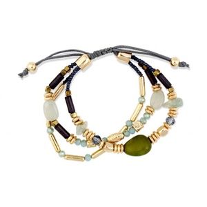 NWT Adjustable beaded bracelet